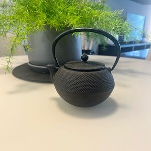 Cast Iron Black Teapot